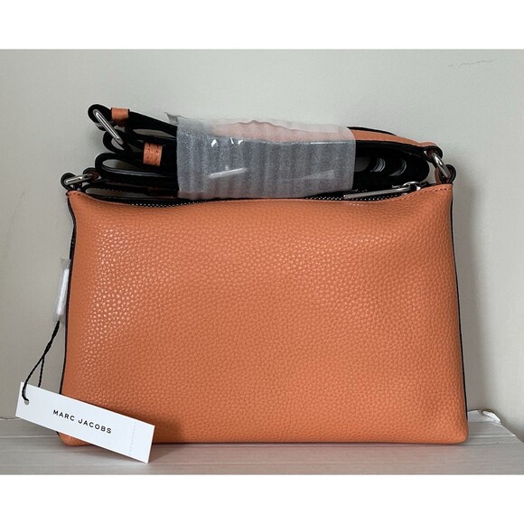 New Marc Jacobs Cosmo Crossbody Pebble Leather Melon - Picture 3 of 7